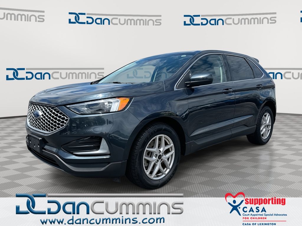 Blue Metallic 2023 Ford Edge SUV / Crossover All-Wheel Drive 8-Speed Automatic