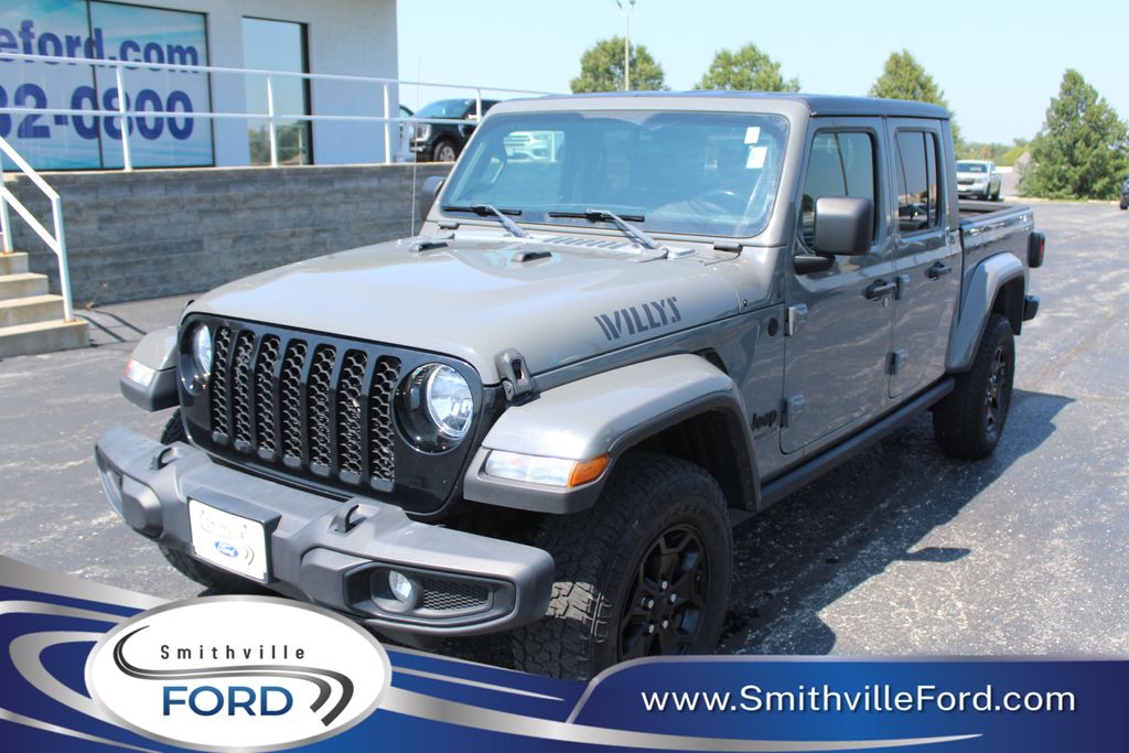Sting-Gray Clearcoat 2021 Jeep Gladiator Pickup Truck Four-Wheel Drive 8-Speed Automatic