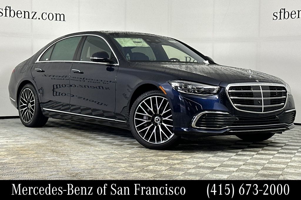 Nautical Blue Metallic 2026 Mercedes-Benz S-Class Sedan All-Wheel Drive 9-Speed Automatic