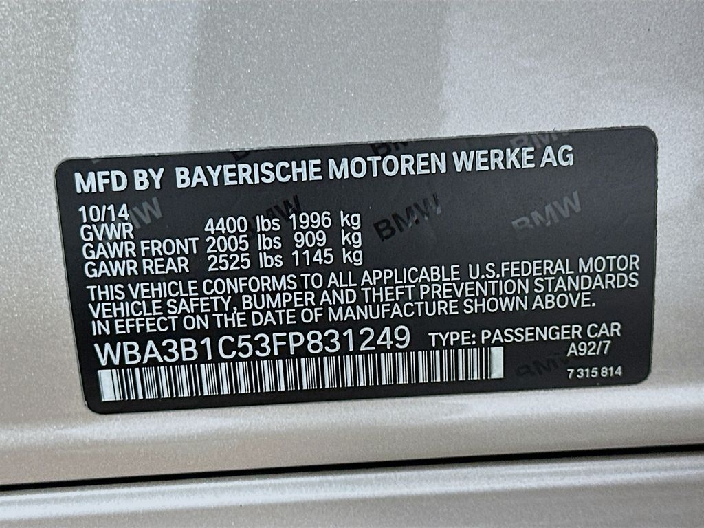 Thumbnail: 2015 BMW 3 Series - 31