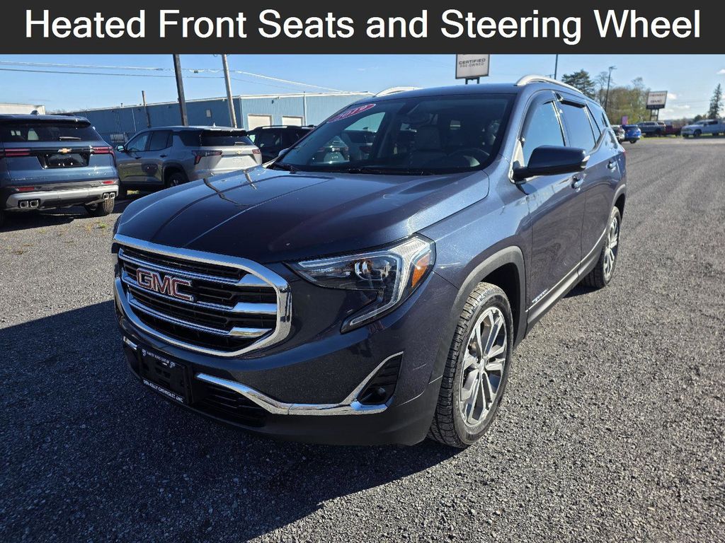 Blue Steel Metallic 2019 GMC Terrain SLT AWD SUV / Crossover Four-Wheel Drive 9-Speed Automatic