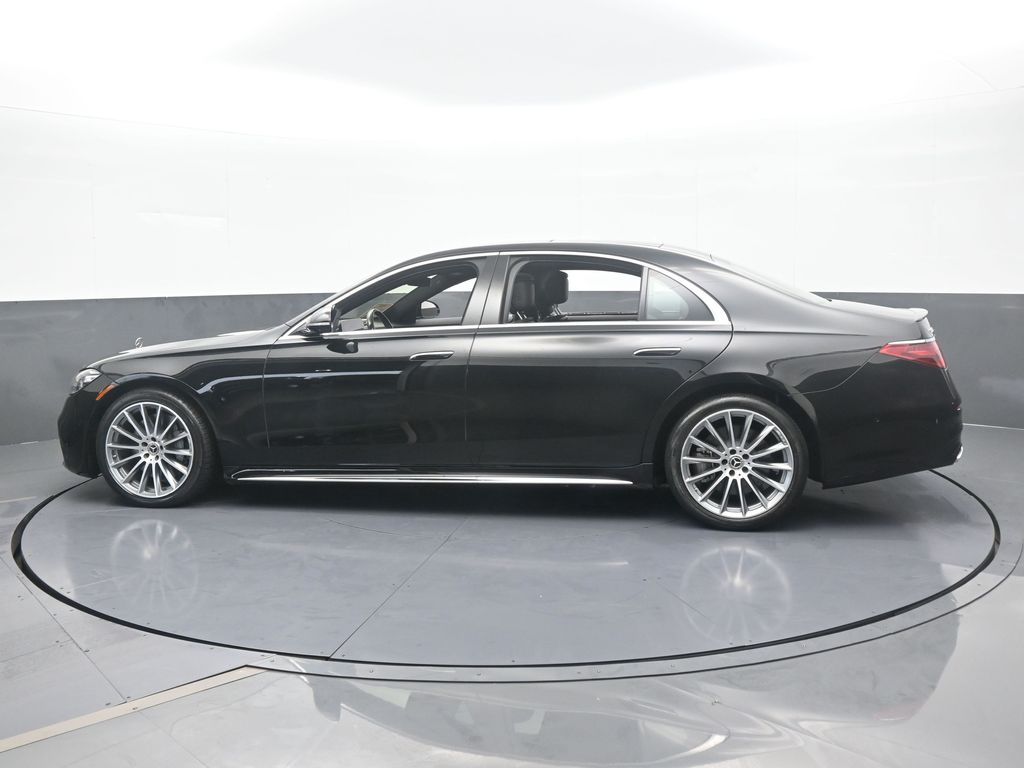 Used 2021 Obsidian Black/designo Diamon White Mercedes-Benz S 580 image 3