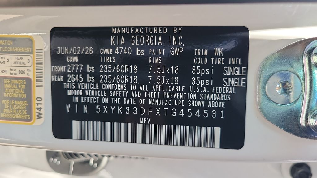 New 2026 White Kia EX image 26