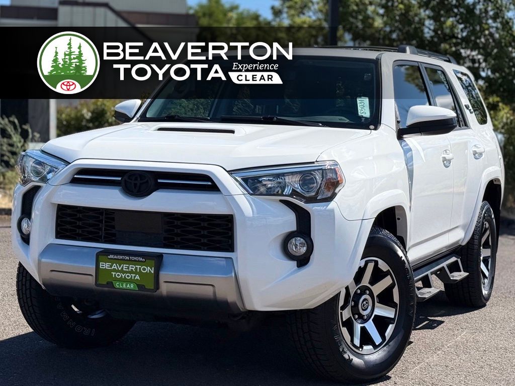Super White 2020 Toyota 4Runner SUV / Crossover Four-Wheel Drive 5-Speed Automatic Overdrive