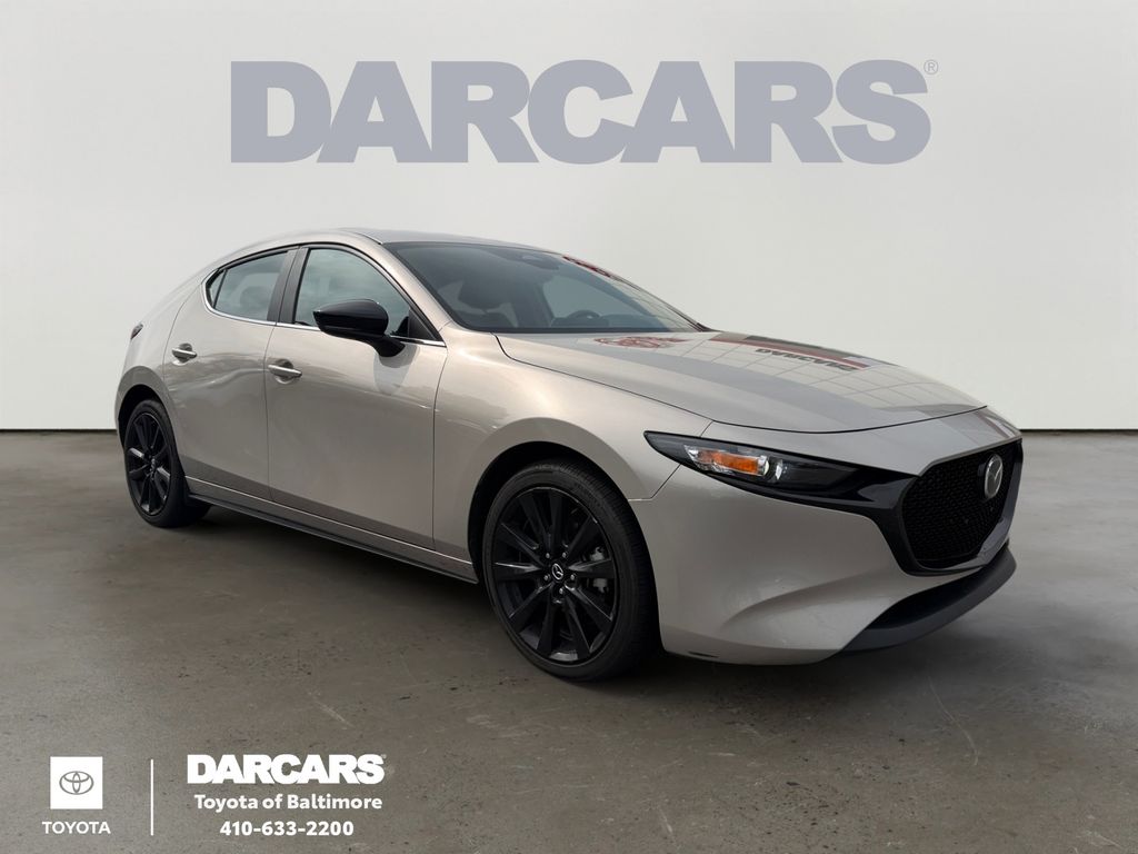Gray (Platinum Quartz Metallic) 2024 Mazda MAZDA3 Hatchback Front-Wheel Drive 6-Speed Automatic