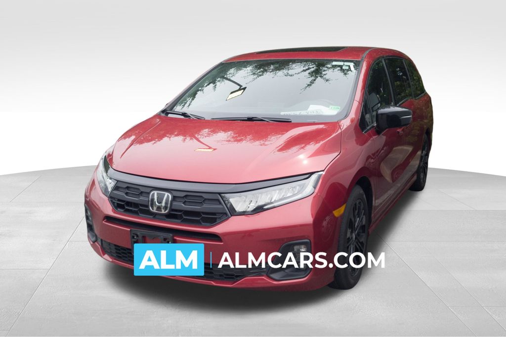 Red 2025 Honda Odyssey Sport-L FWD Minivan Front-Wheel Drive Automatic