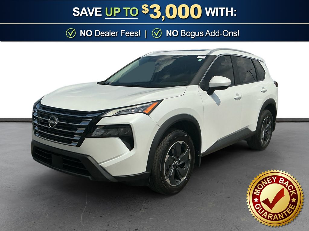 Everest White Pearl Tricoat 2026 Nissan Rogue SUV / Crossover Front-Wheel Drive Continuously Variable Transmission