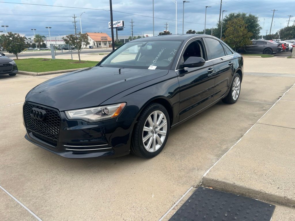 Moonlight Blue 2015 Audi A6 Sedan All-Wheel Drive 8-Speed Automatic