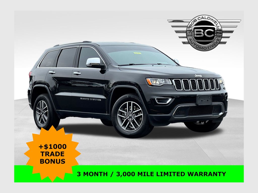 Diamond Black Crystal Pearlcoat 2022 Jeep Grand Cherokee Limited 4WD SUV / Crossover Four-Wheel Drive 8-Speed Automatic