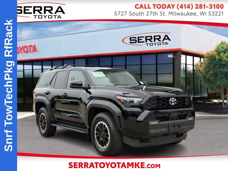 Black 2025 Toyota 4Runner SUV / Crossover Four-Wheel Drive 8-Speed Automatic