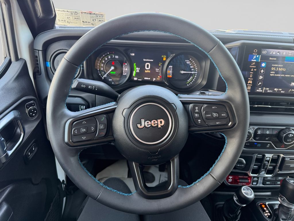 2024 Jeep Wrangler Rubicon 4xe White at Klick Lewis Buick Chevrolet