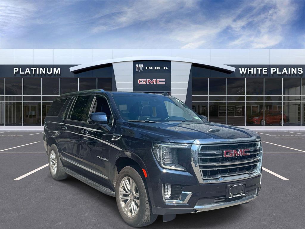 Midnight Blue Metallic 2023 GMC Yukon XL SUV / Crossover Four-Wheel Drive