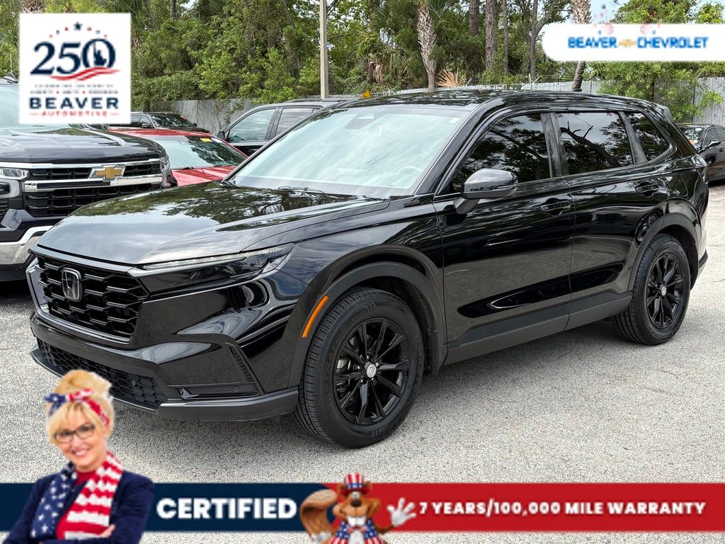 Black 2025 Honda CR-V SUV / Crossover All-Wheel Drive Continuously Variable Transmission