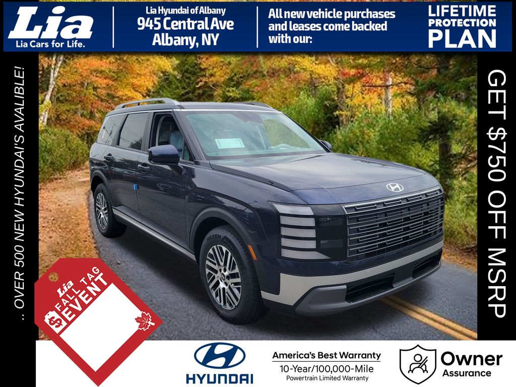Pacific Sapphire Pearl 2027 Hyundai Palisade SUV / Crossover All-Wheel Drive 8-Speed Automatic