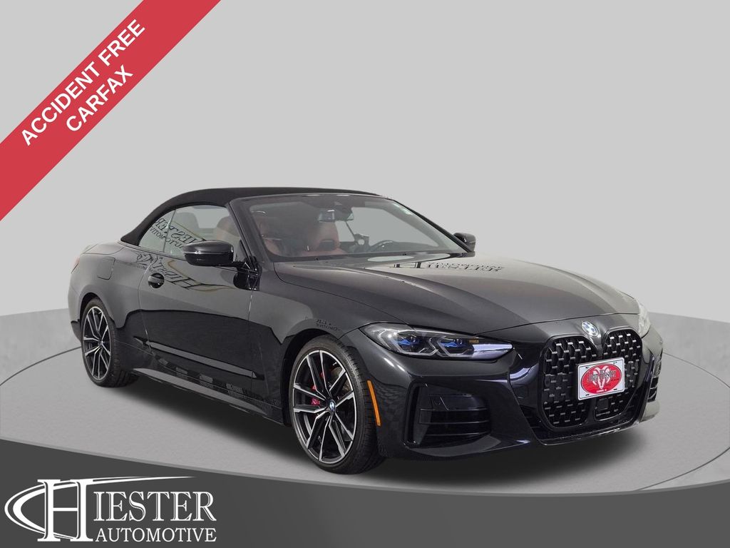 Black Sapphire Metallic 2021 BMW 4 Series Convertible Rear-Wheel Drive 8-Speed Automatic