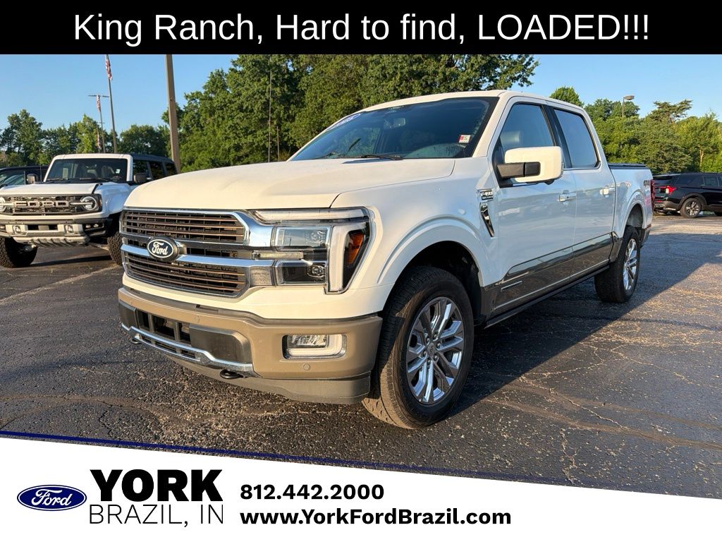 Star White Metallic Tri-Coat 2025 Ford F-150 Pickup Truck Four-Wheel Drive Automatic