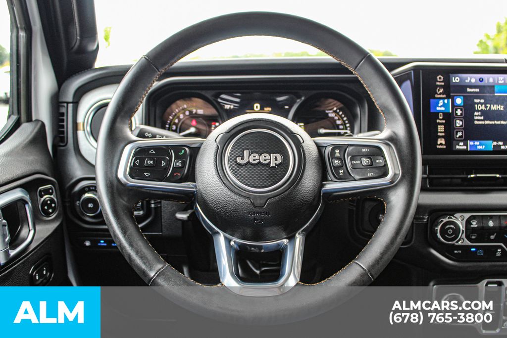 Used 2024 White Jeep Sahara 4xe image 24