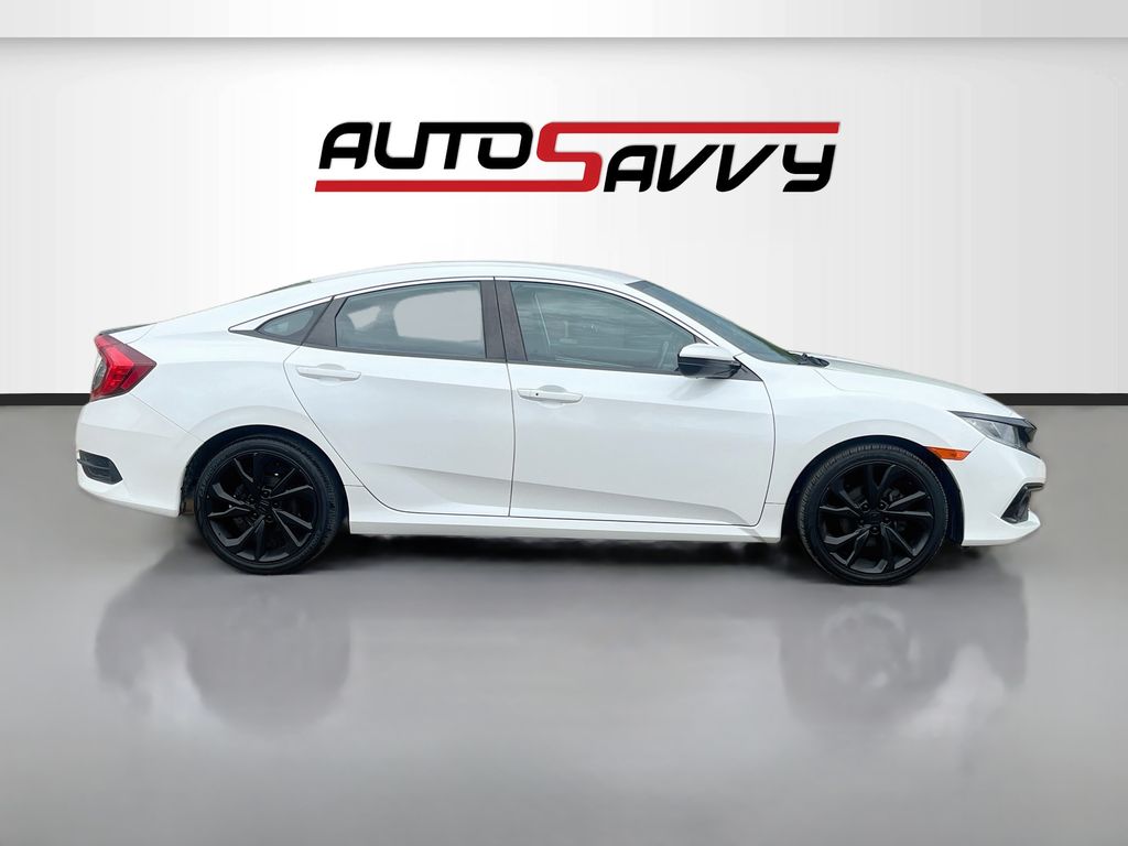 2020 Honda Civic Sport White at Community Honda