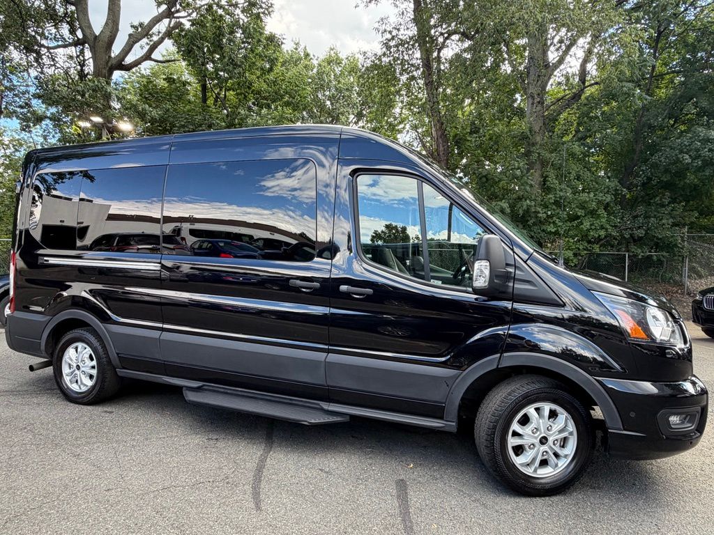 Agate Black Metallic 2025 Ford Transit Passenger Van Rear-Wheel Drive 