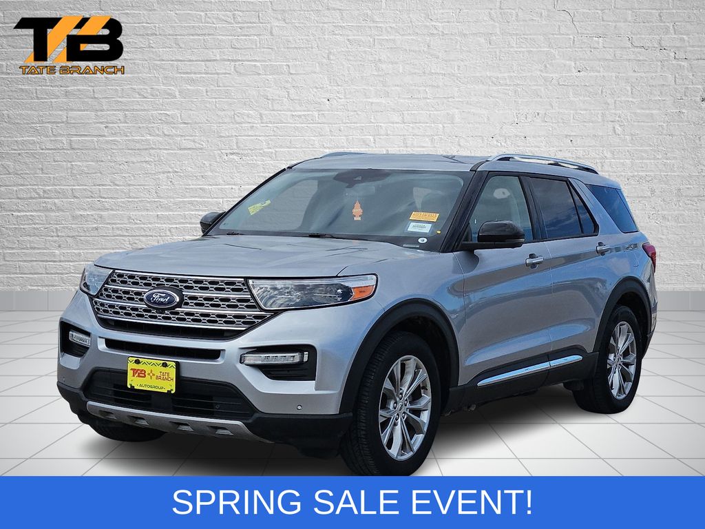 Silver Metallic 2022 Ford Explorer Limited RWD SUV / Crossover Rear-Wheel Drive Automatic