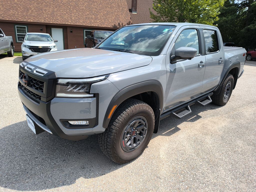Boulder Gray Pearl 2026 Nissan Frontier Pickup Truck Four-Wheel Drive 9-Speed Automatic Overdrive