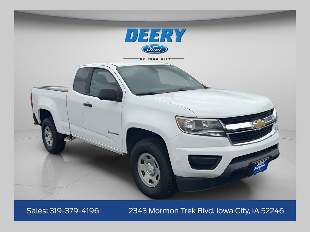 Summit White 2017 Chevrolet Colorado Work Truck Extended Cab LB RWD Pickup Truck 4X2 6-Speed Automatic