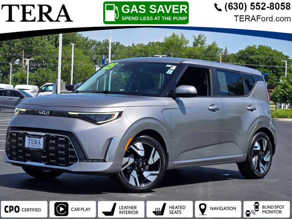 Steel Gray 2025 Kia Soul SUV / Crossover Front-Wheel Drive Continuously Variable Transmission
