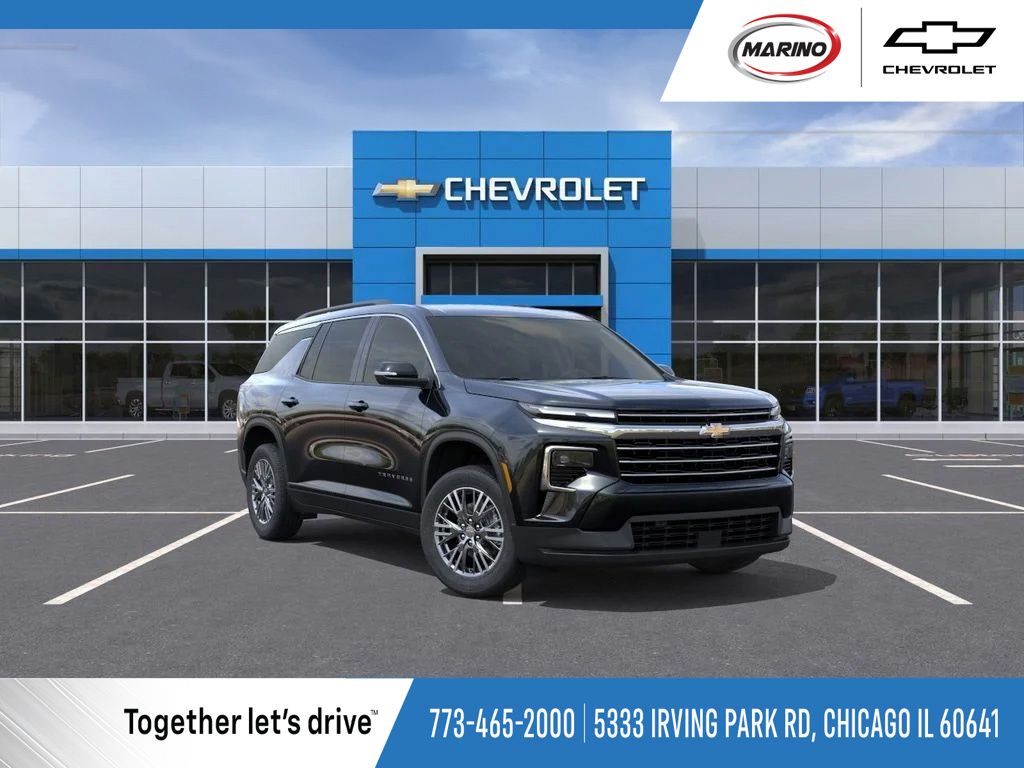 Black Metallic 2026 Chevrolet Traverse SUV / Crossover Front-Wheel Drive 8-Speed Automatic
