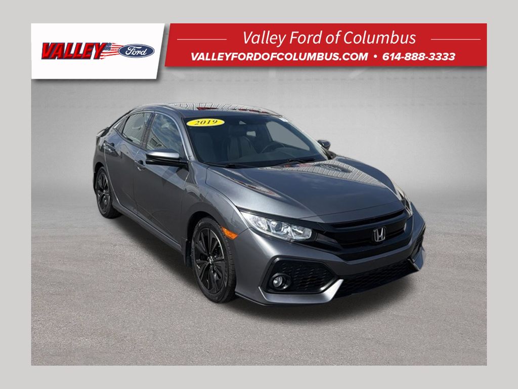Polished Metal Metallic 2019 Honda Civic Hatchback Hatchback Front-Wheel Drive Continuously Variable Transmission