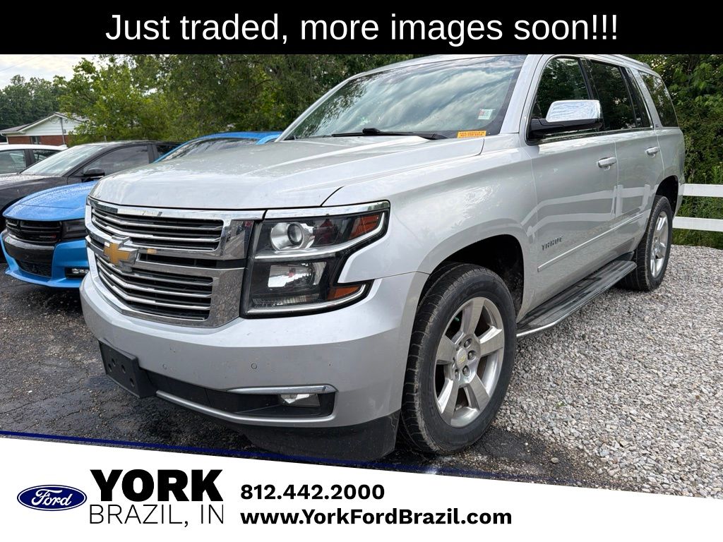 Silver Ice Metallic 2015 Chevrolet Tahoe SUV / Crossover Four-Wheel Drive 6-Speed Automatic Overdrive