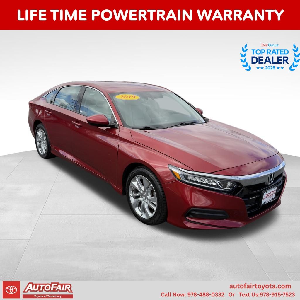 Red 2019 Honda Accord 1.5T LX FWD Sedan Front-Wheel Drive Continuously Variable Transmission