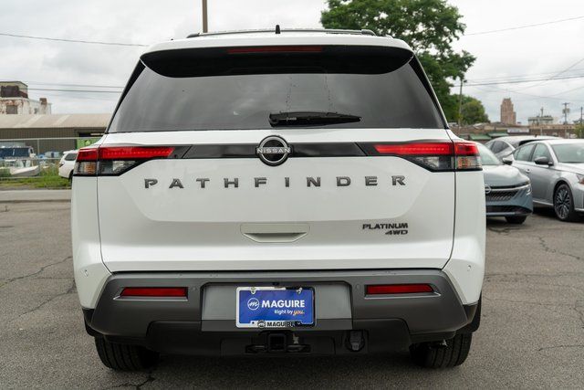 2026 Nissan Pathfinder Platinum White at John Sisson Motors