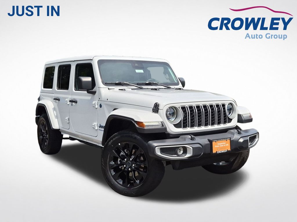 Bright White Clearcoat 2025 Jeep Wrangler 4xe SUV / Crossover Four-Wheel Drive 8-Speed Automatic