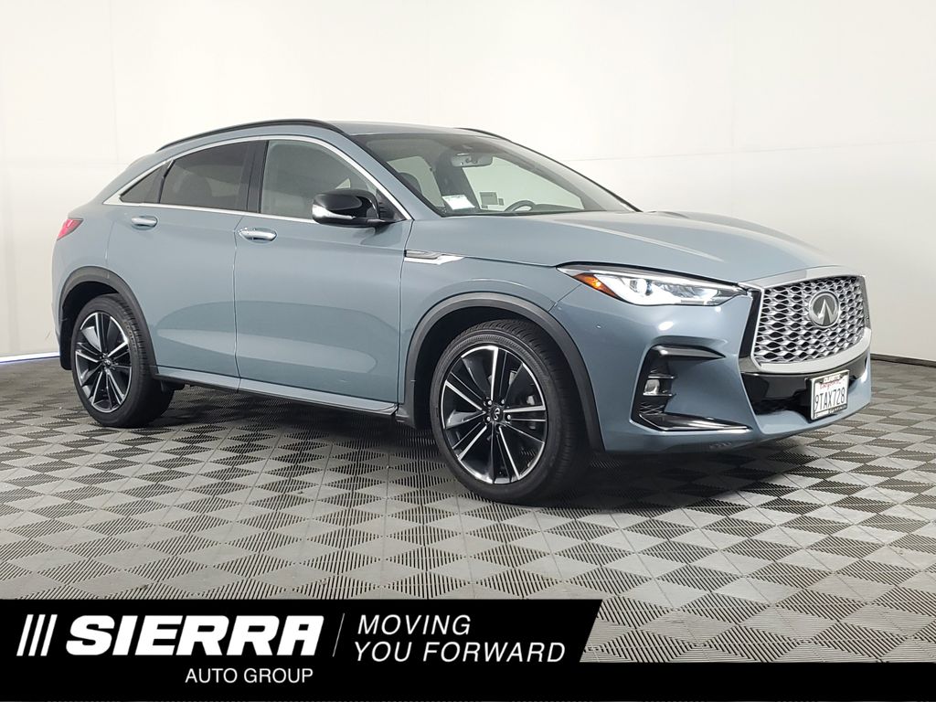 Slate Gray 2025 INFINITI QX55 Luxe AWD SUV / Crossover All-Wheel Drive Continuously Variable Transmission
