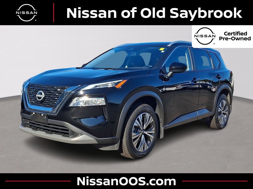 Super Black 2023 Nissan Rogue SUV / Crossover All-Wheel Drive Continuously Variable Transmission