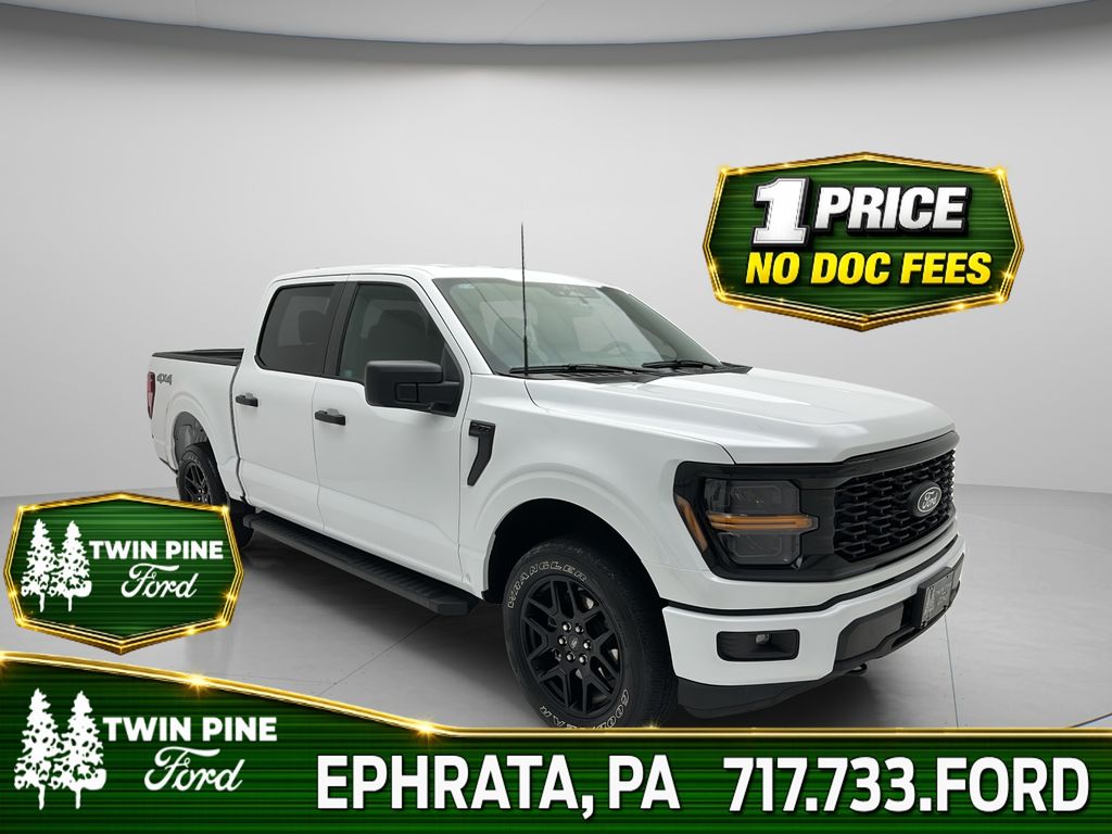 Oxford White 2024 Ford F-150 Pickup Truck Four-Wheel Drive Automatic
