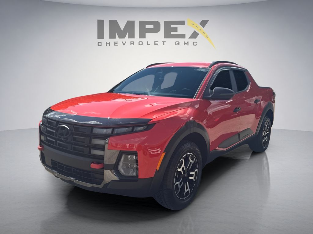 Canyon Red 2025 Hyundai Santa Cruz Pickup Truck All-Wheel Drive Automatic