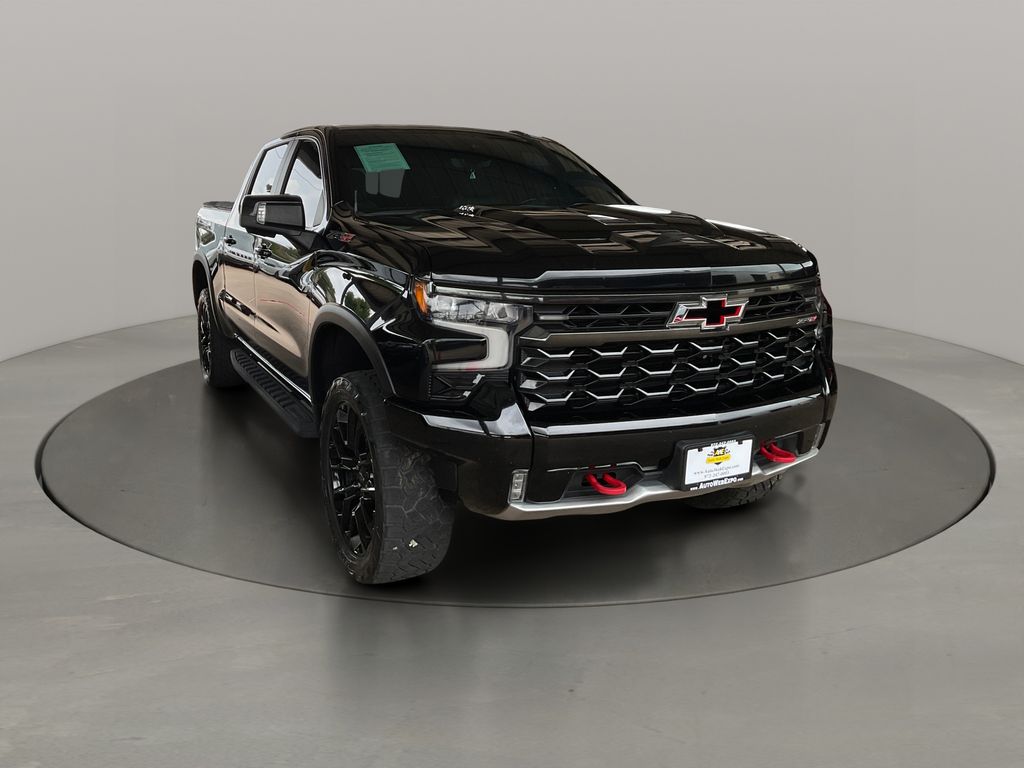 Black 2022 Chevrolet Silverado 1500 Pickup Truck Four-Wheel Drive Automatic