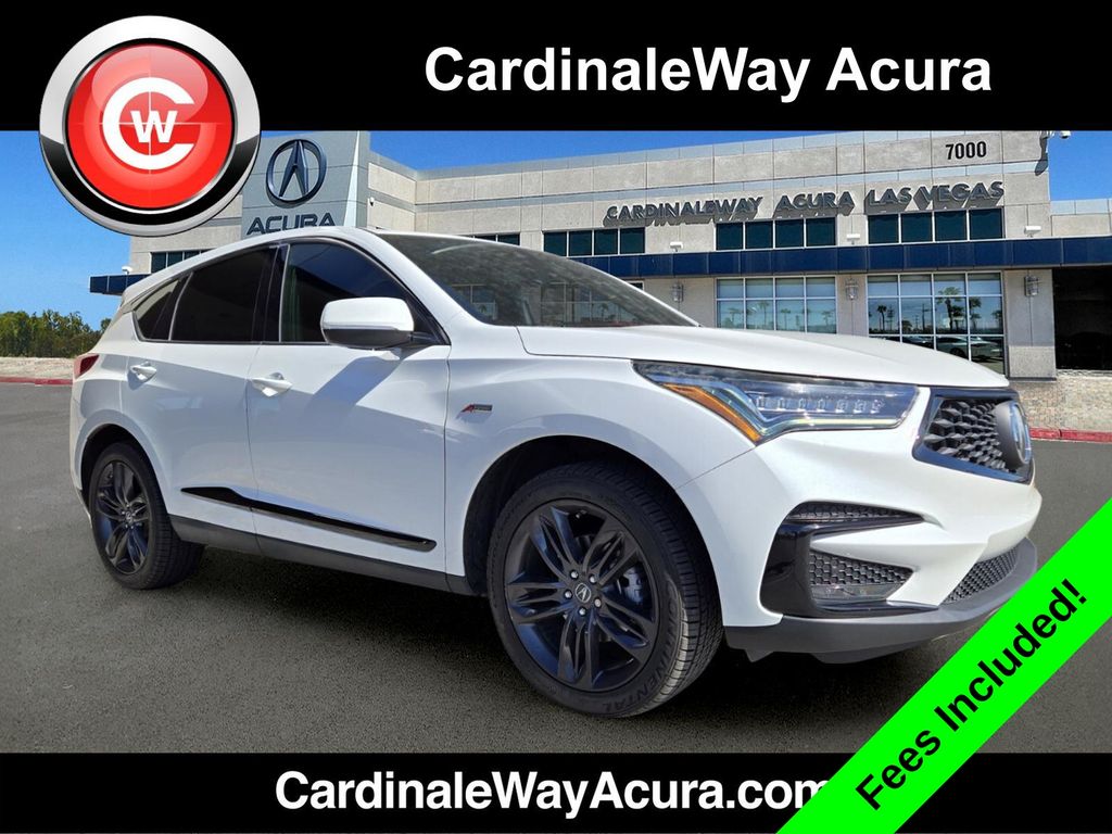 Platinum White Pearl 2021 Acura RDX SH-AWD with A-Spec Package SUV / Crossover All-Wheel Drive Automatic