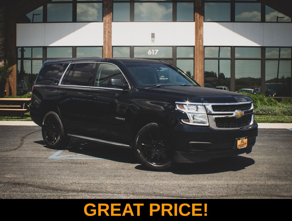 Black 2015 Chevrolet Tahoe SUV / Crossover Four-Wheel Drive 6-Speed Automatic Overdrive