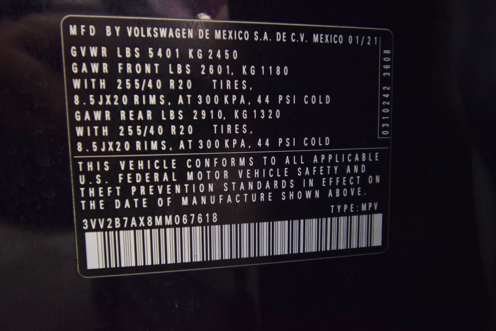 used 2021 Volkswagen Tiguan car, priced at $17,900