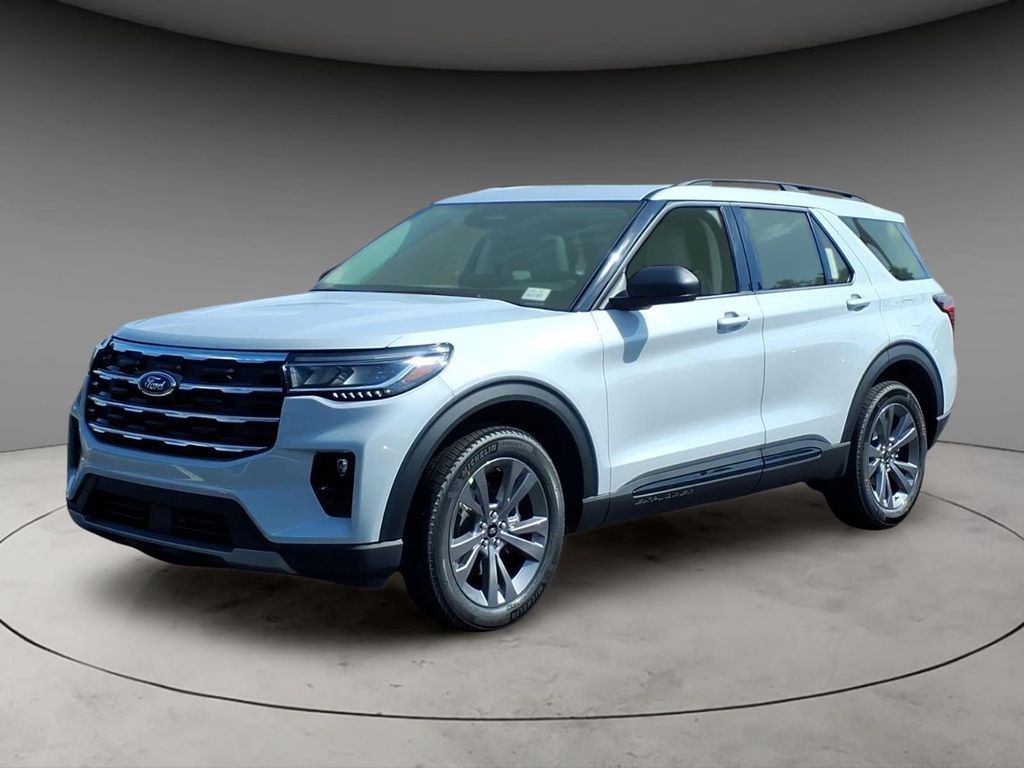 White Metallic 2026 Ford Explorer Active AWD SUV / Crossover All-Wheel Drive Automatic