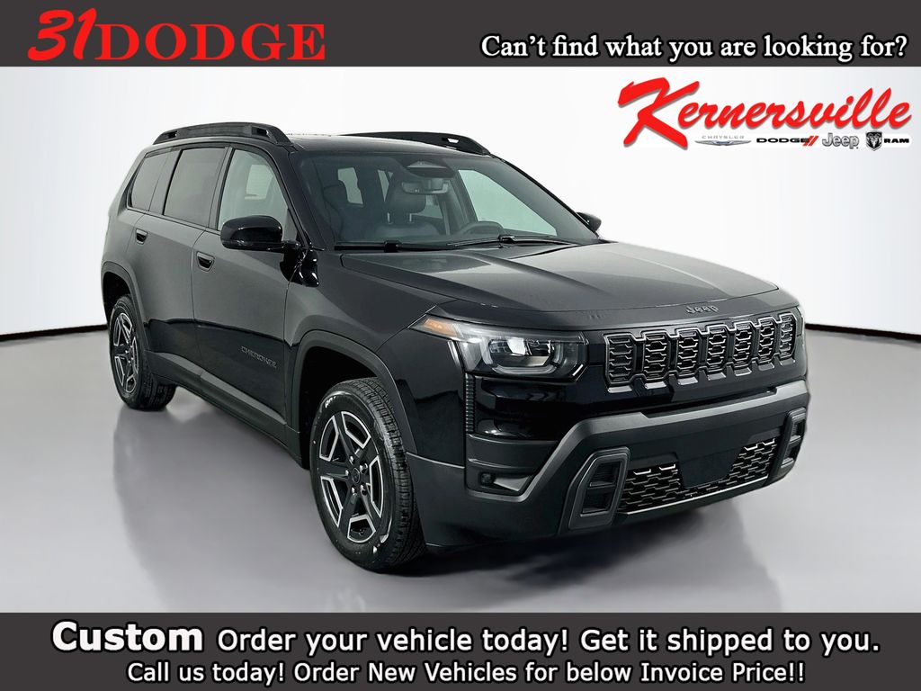 Diamond Black Crystal Pearlcoat 2026 Jeep Cherokee Limited 4WD SUV / Crossover Four-Wheel Drive Continuously Variable Transmission