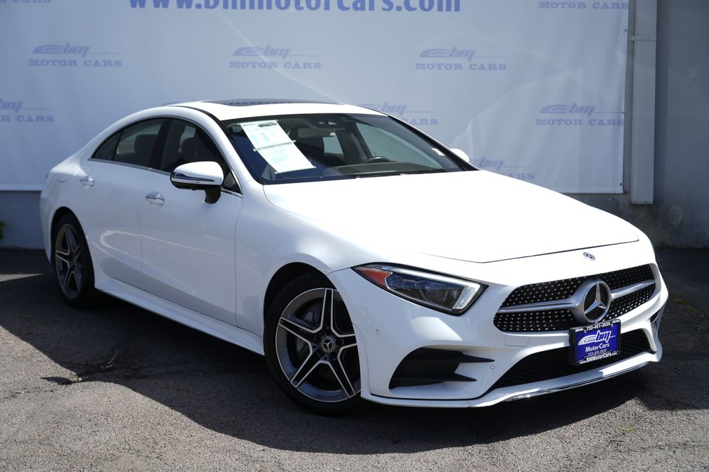 White 2020 Mercedes-Benz CLS 450 Coupe 4MATIC Coupe All-Wheel Drive 9-Speed Automatic