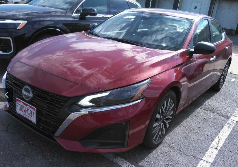 Red (Scarlet Ember) 2025 Nissan Altima Sedan Front-Wheel Drive Continuously Variable Transmission