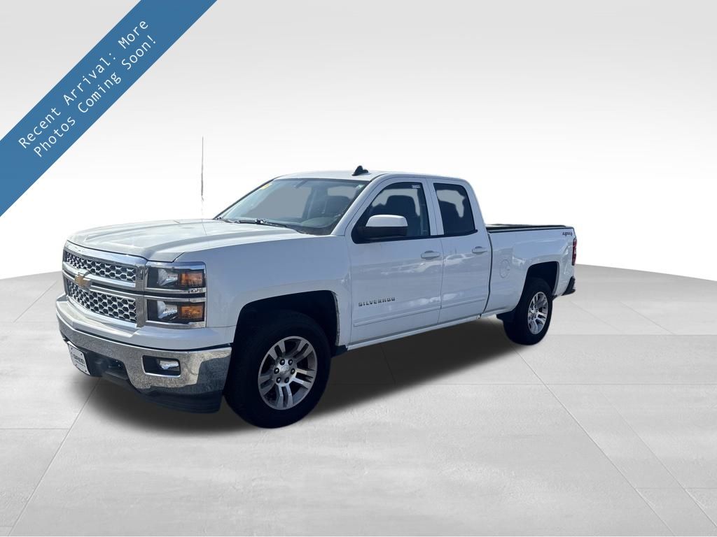 Summit White 2015 Chevrolet Silverado 1500 LT Double Cab 4WD Pickup Truck Four-Wheel Drive 6-Speed Automatic Overdrive