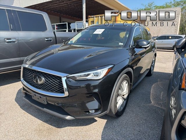 Black Obsidian 2019 INFINITI QX50 Essential AWD SUV / Crossover All-Wheel Drive Continuously Variable Transmission