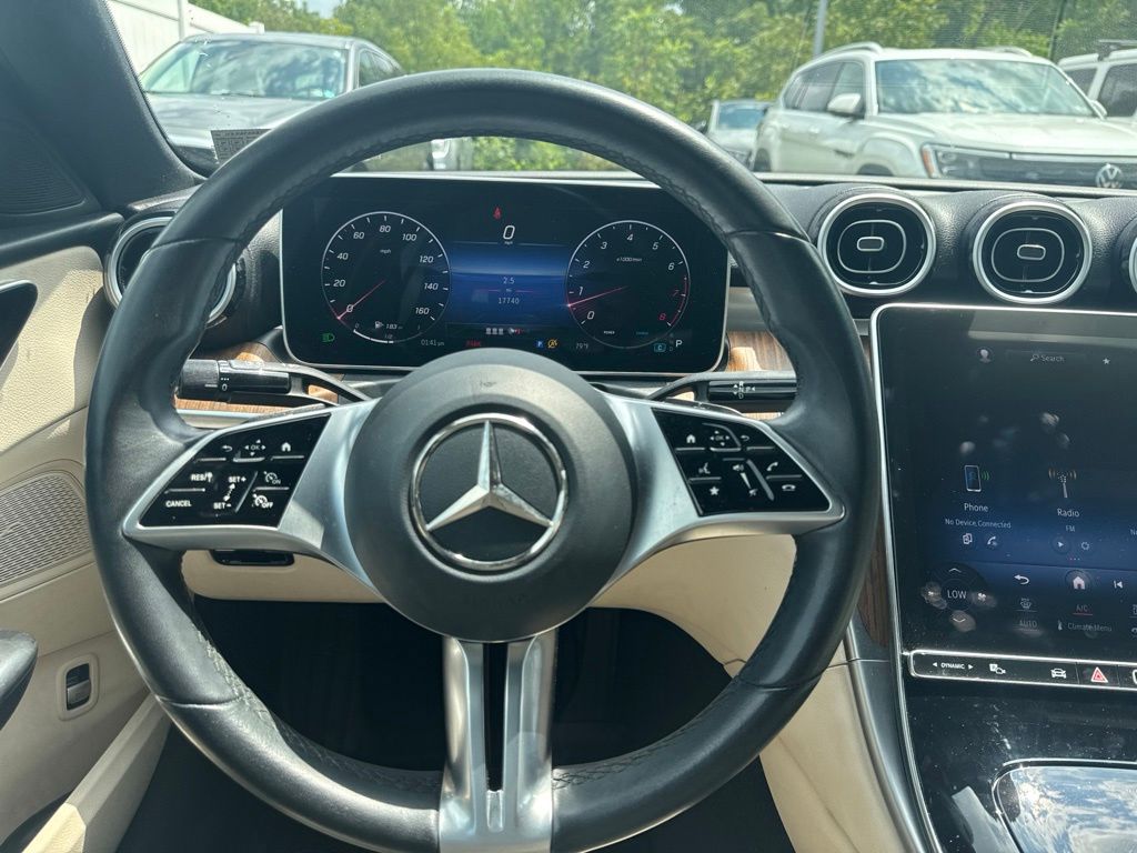 2024 Mercedes-Benz C-Class C 300 White at John Sisson Motors