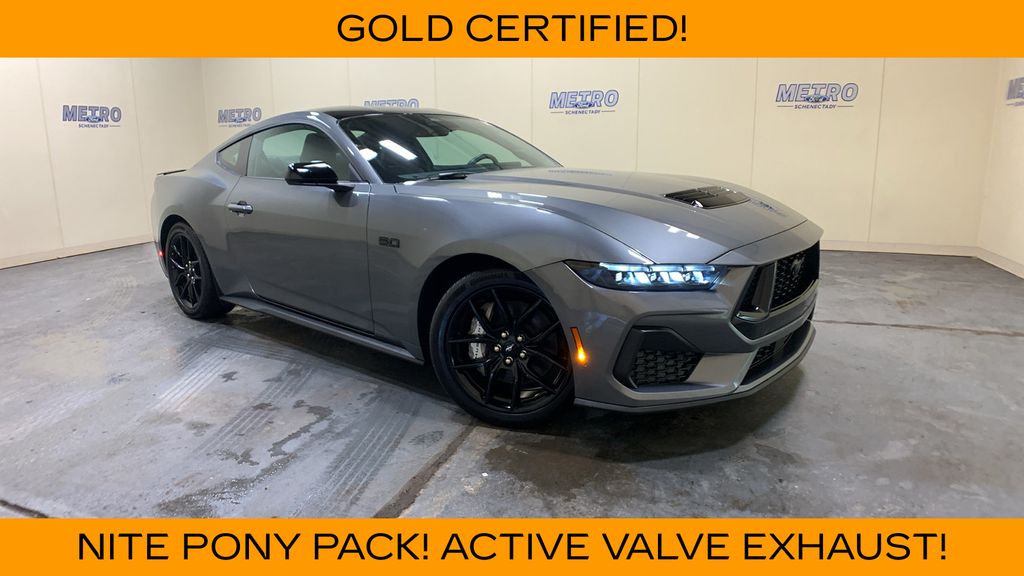 Gray Metallic 2025 Ford Mustang Coupe Rear-Wheel Drive Automatic