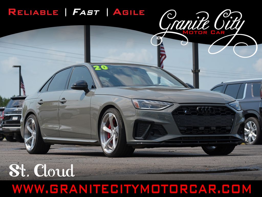Gray 2020 Audi S4 Sedan All-Wheel Drive 8-Speed Automatic